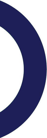 nonfigurative blue circle shape